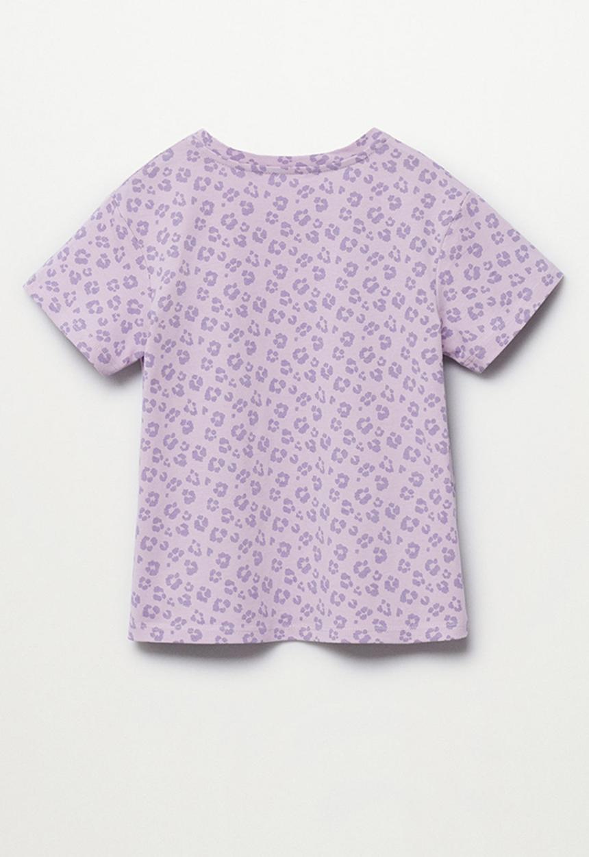 MANGO - T-shirt mangofis-h - purple