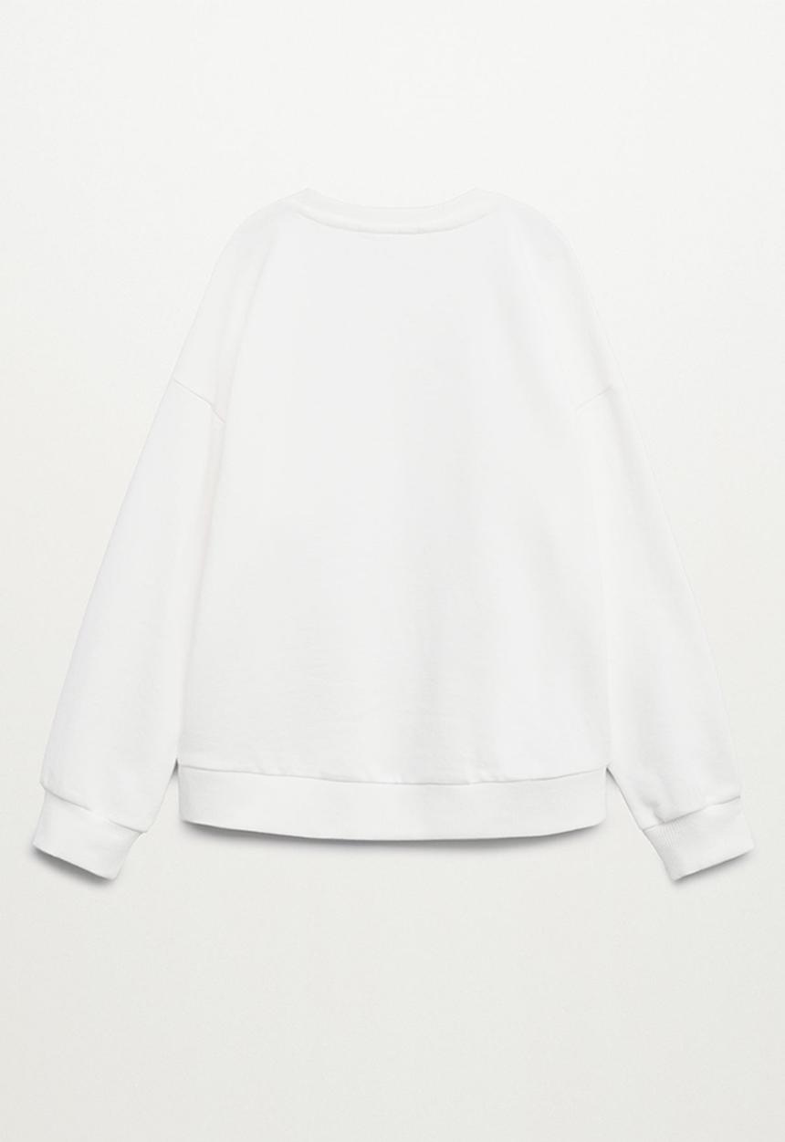MANGO - Sweatshirt dublinip 2 pack - off white & pink