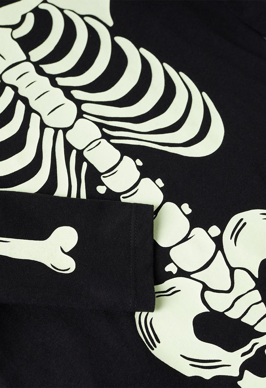 MANGO - Pijama set bones - black 
