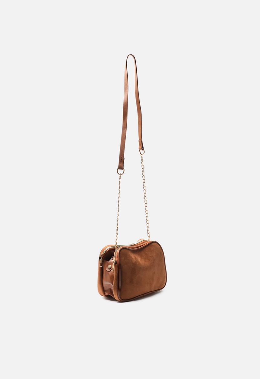 Trendyol - Soft feel pu crossbody bag - tobacco