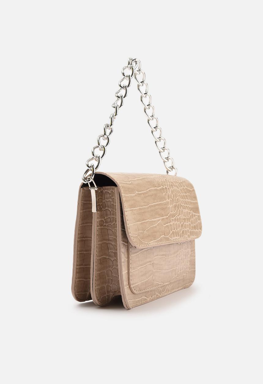 Trendyol - Chain detail crossbody bag - beige