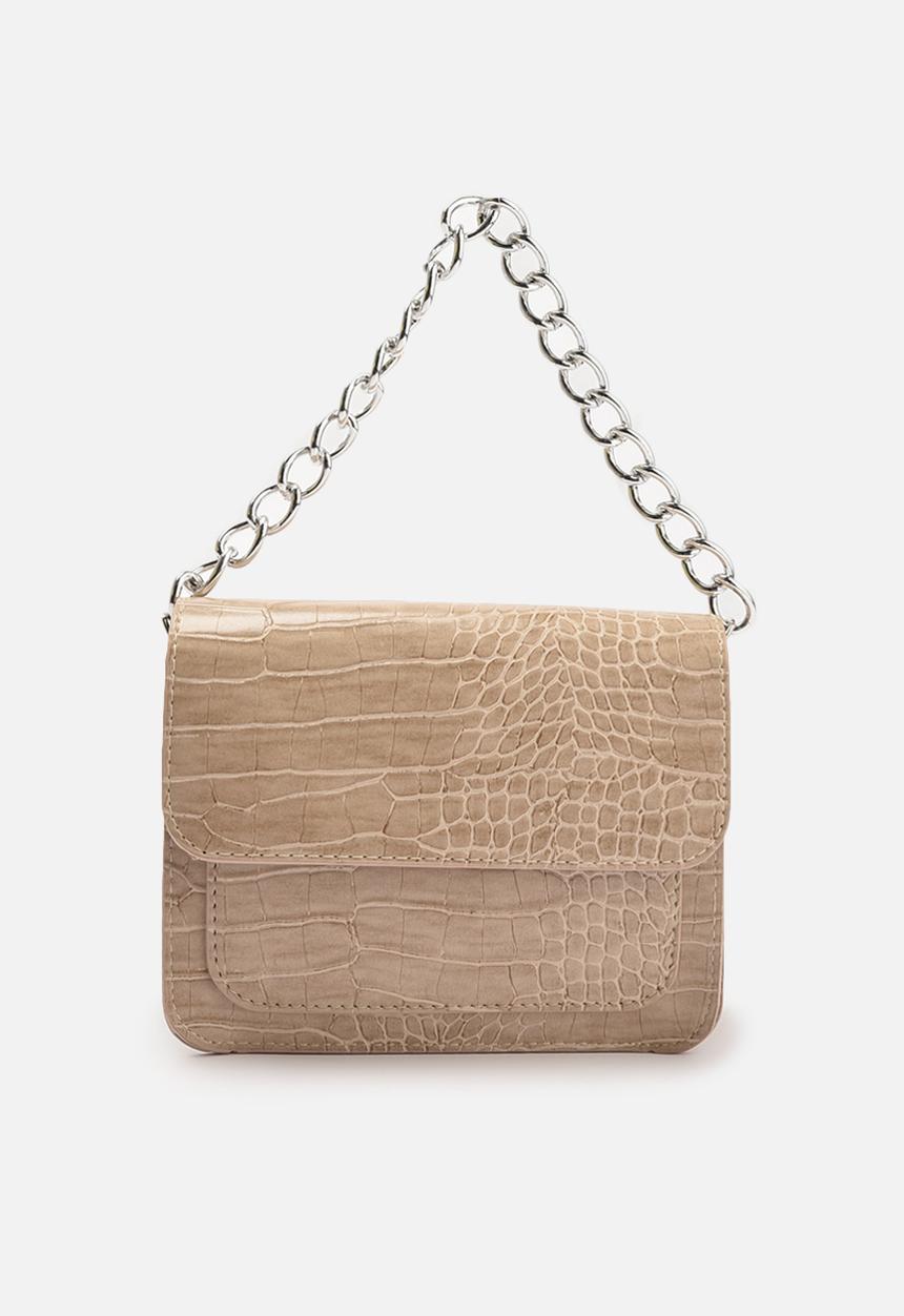 Trendyol - Chain detail crossbody bag - beige
