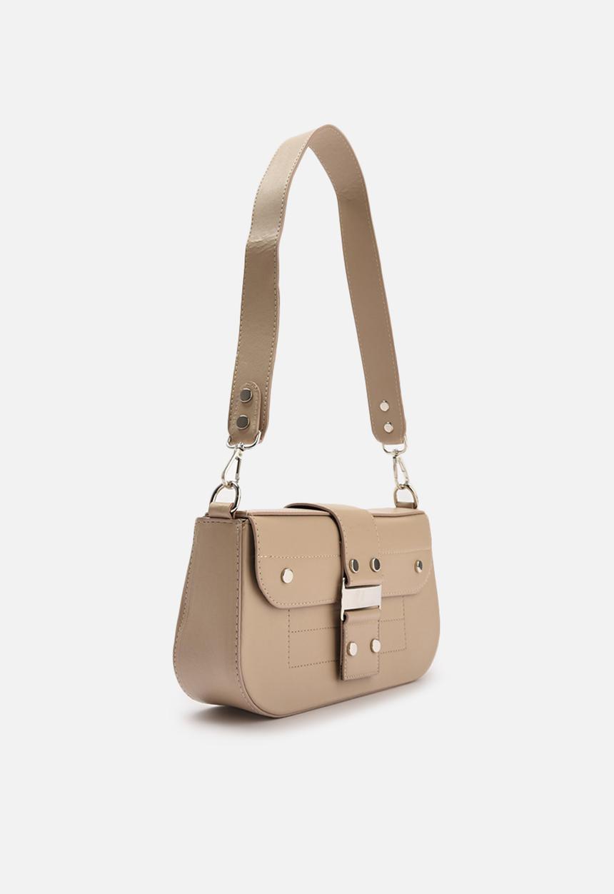 Trendyol - Buckle detail underarm bag - cream