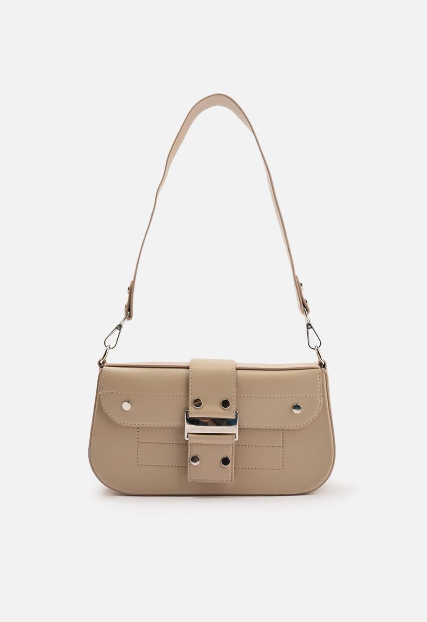 Trendyol - Buckle detail underarm bag - cream
