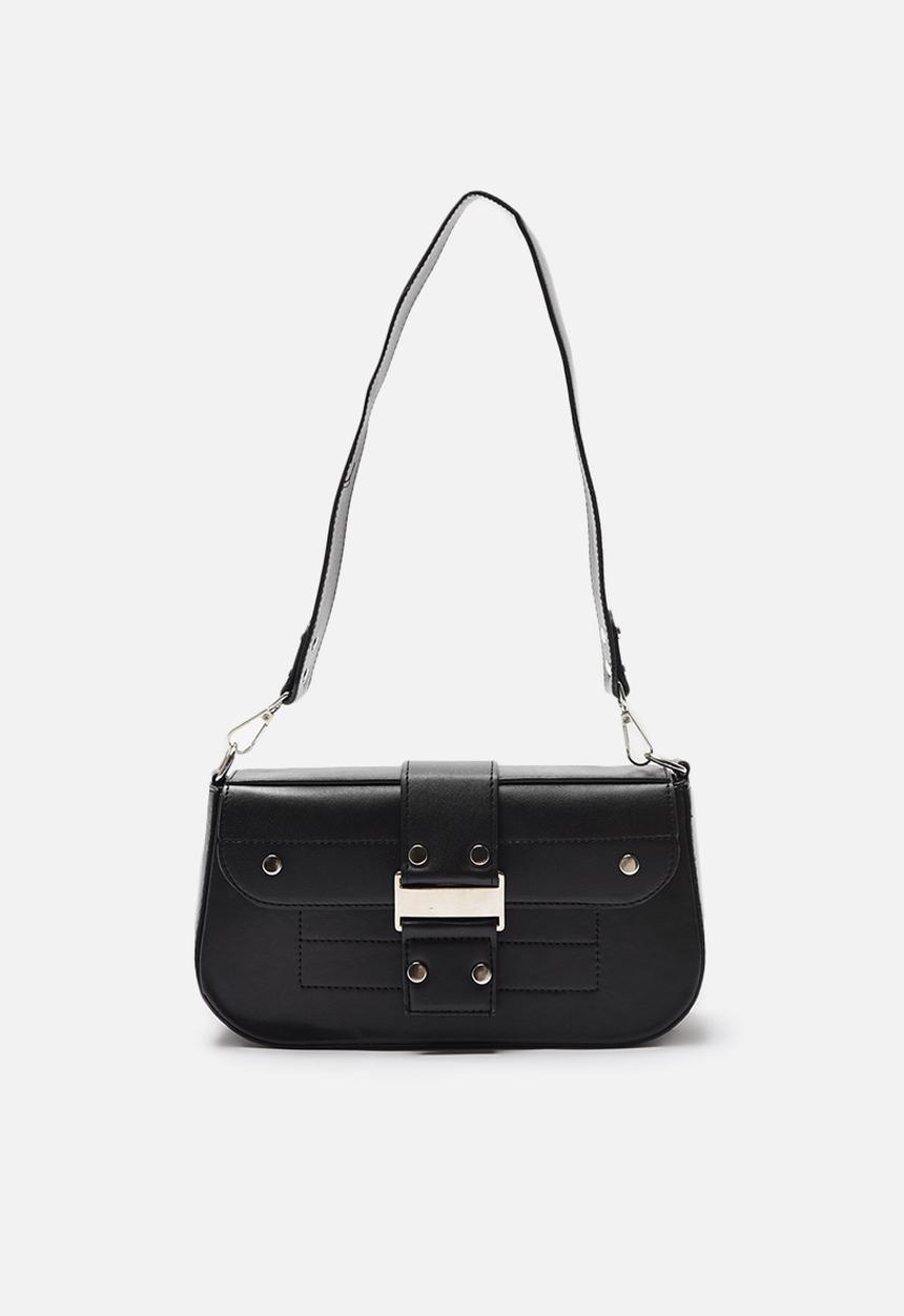 Trendyol - Buckle detail underarm bag - black