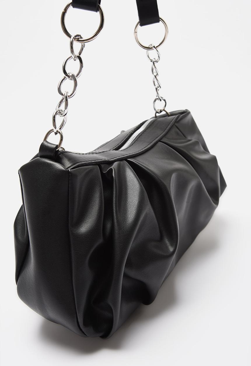 Trendyol - Ruched underarm bag - black