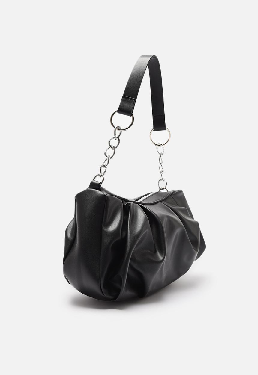 Trendyol - Ruched underarm bag - black