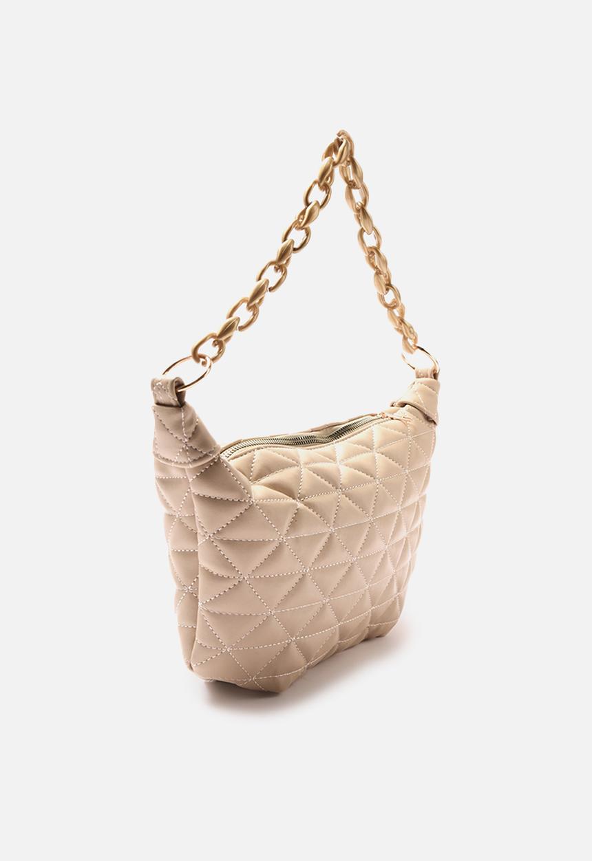Trendyol - Diamond quilt bag - beige