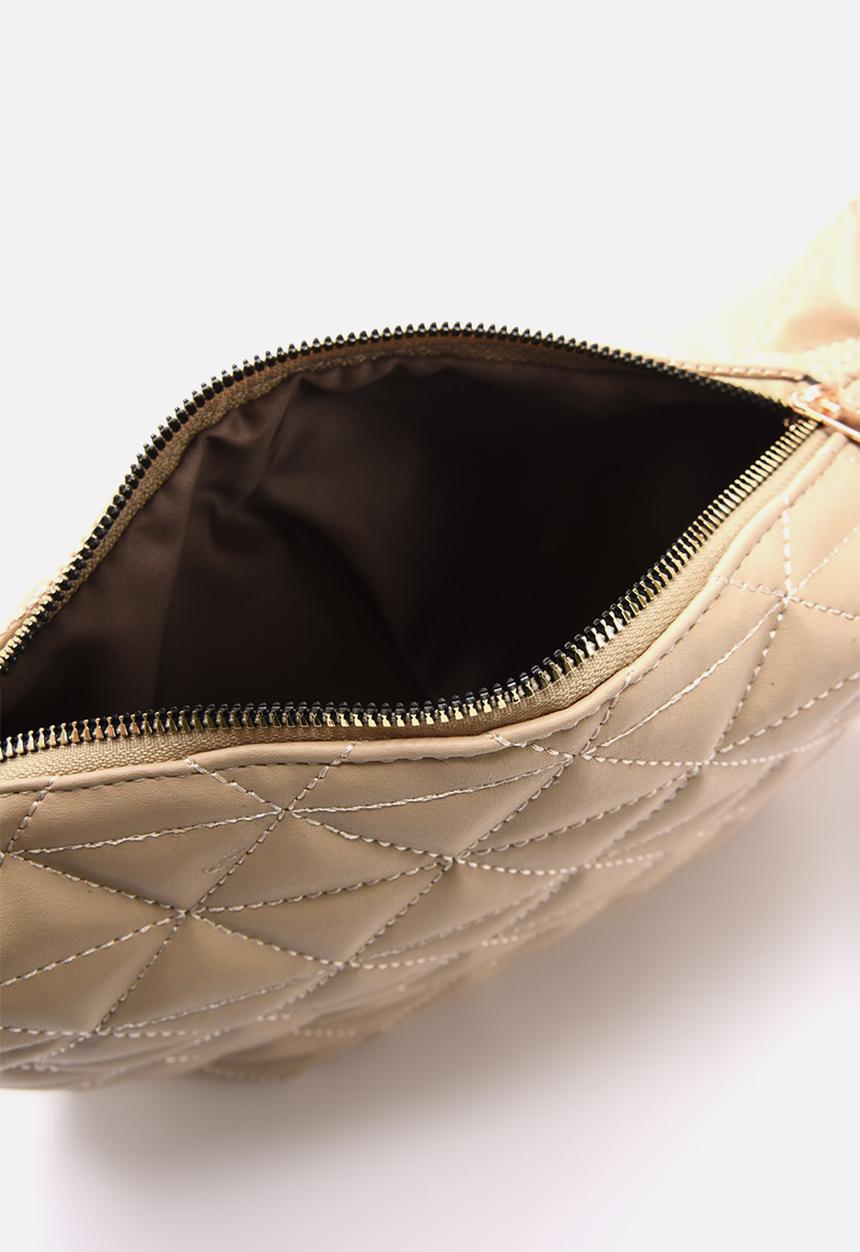 Trendyol - Diamond quilt bag - beige
