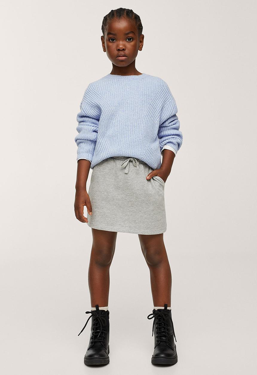MANGO - Skirt celia - grey