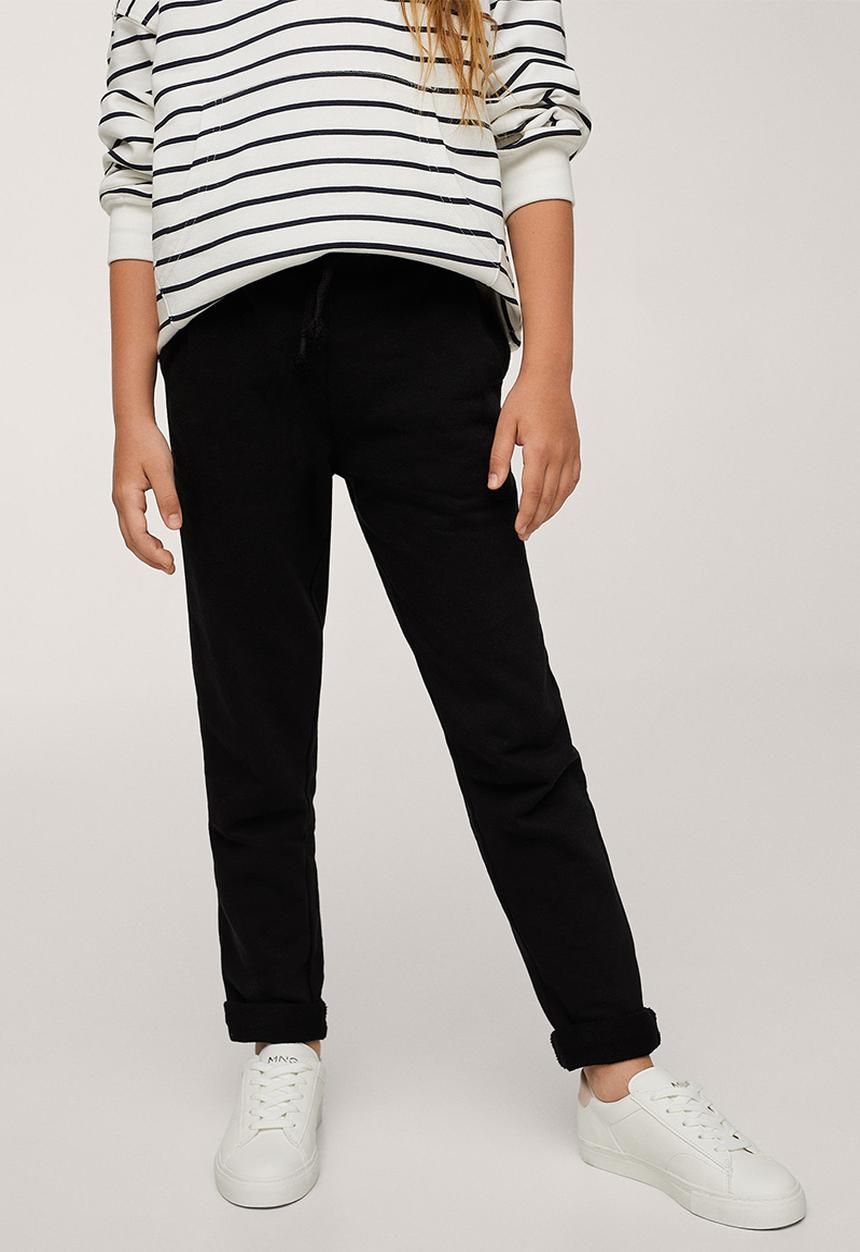 MANGO - Trousers viena - black