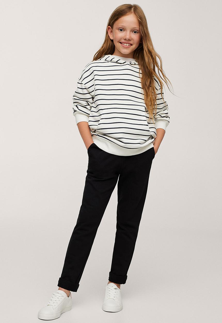 MANGO - Trousers viena - black