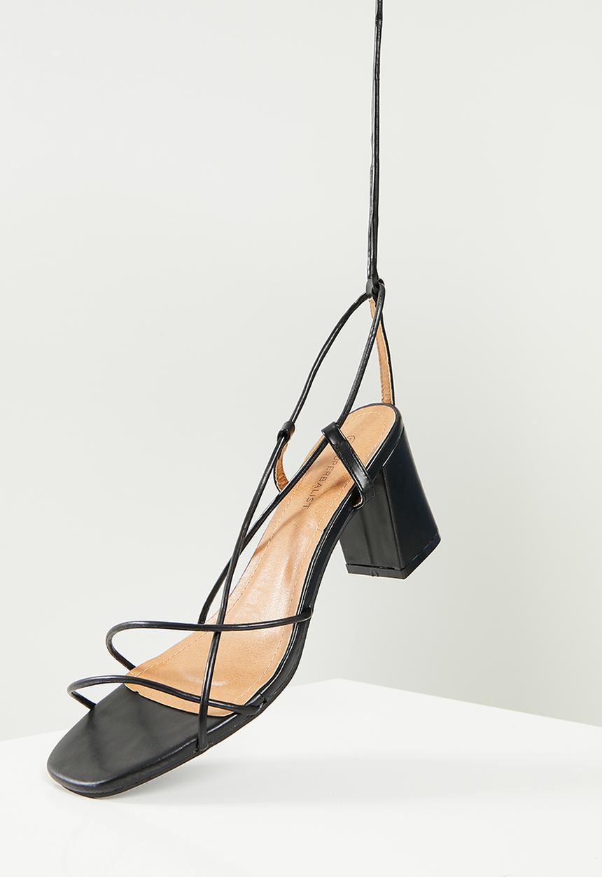 Superbalist - Kenlani open block heel - black