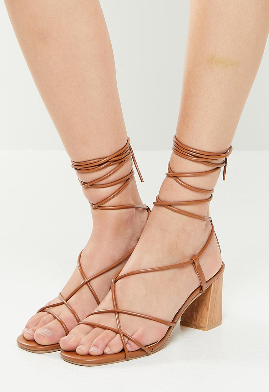 Superbalist - Kenlani open block heel - brown