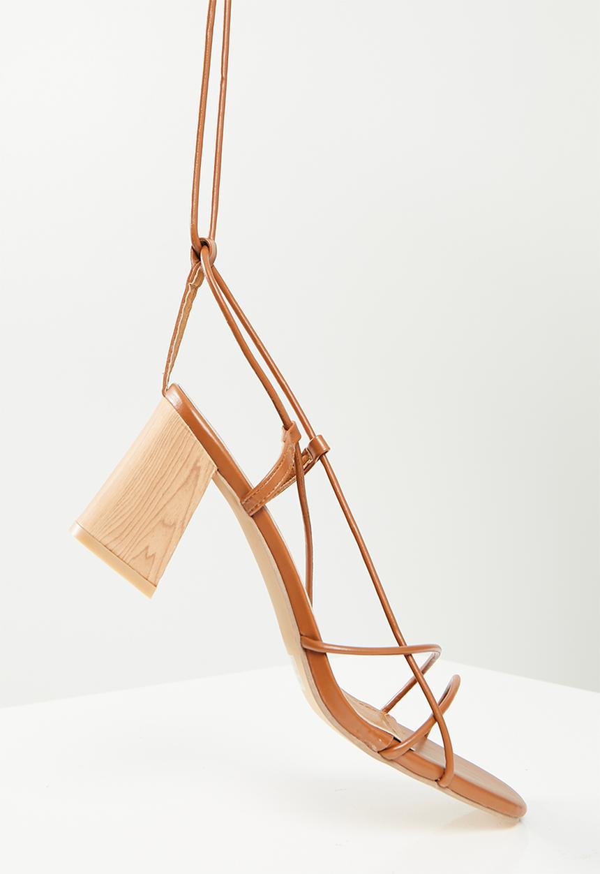 Superbalist - Kenlani open block heel - brown