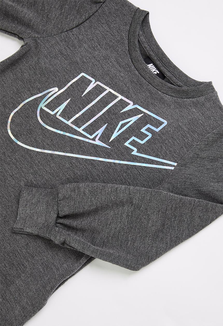 Nike - Nkg sportswear fleece legging set - grey & purple