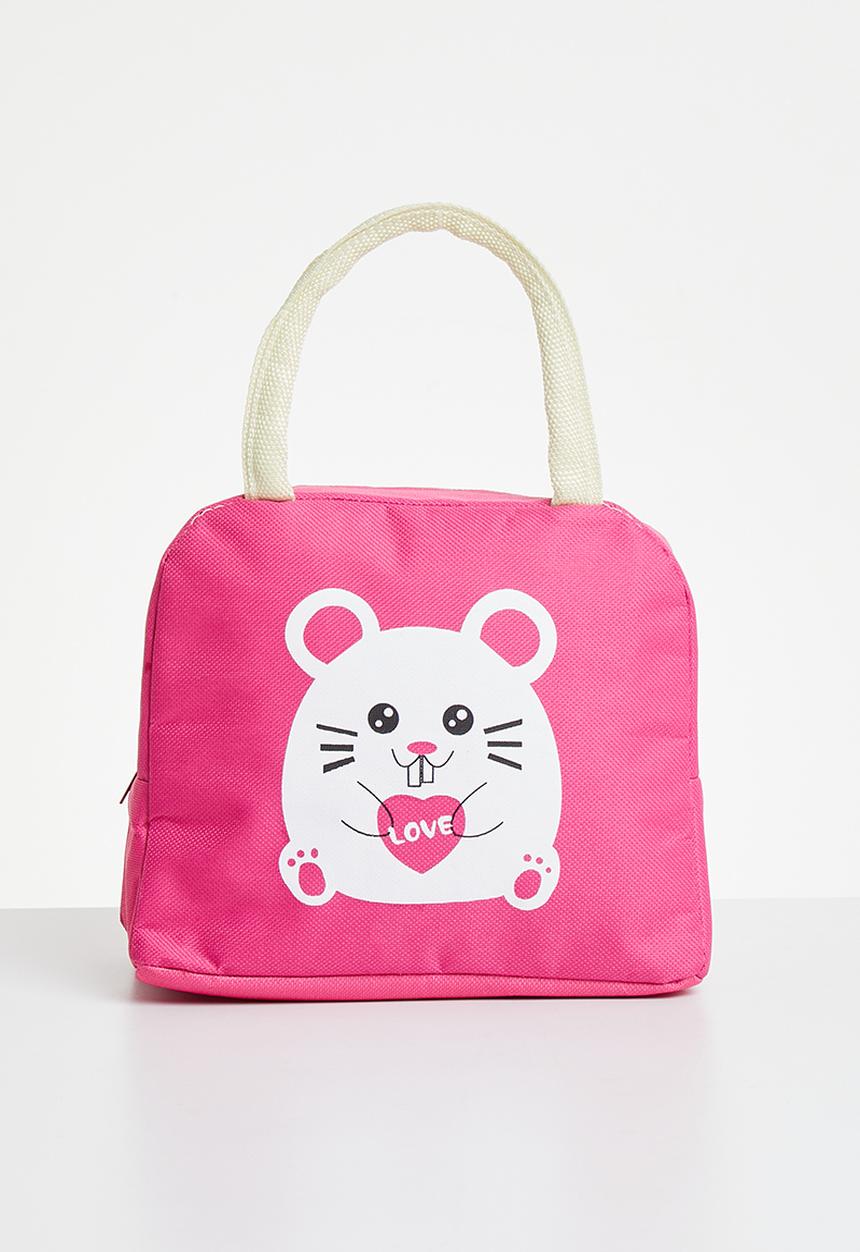 Pop Candy - Girls kitty lunch bag - pink