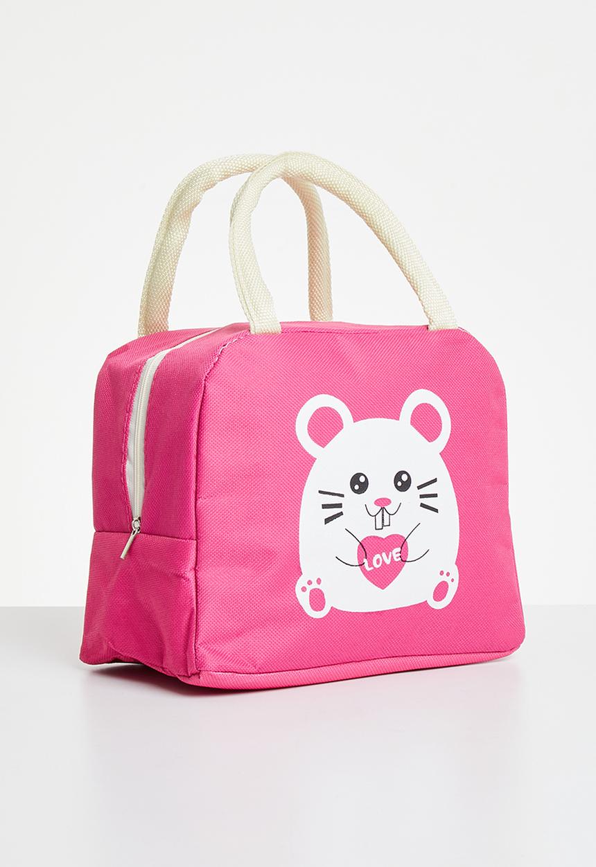 Pop Candy - Girls kitty lunch bag - pink