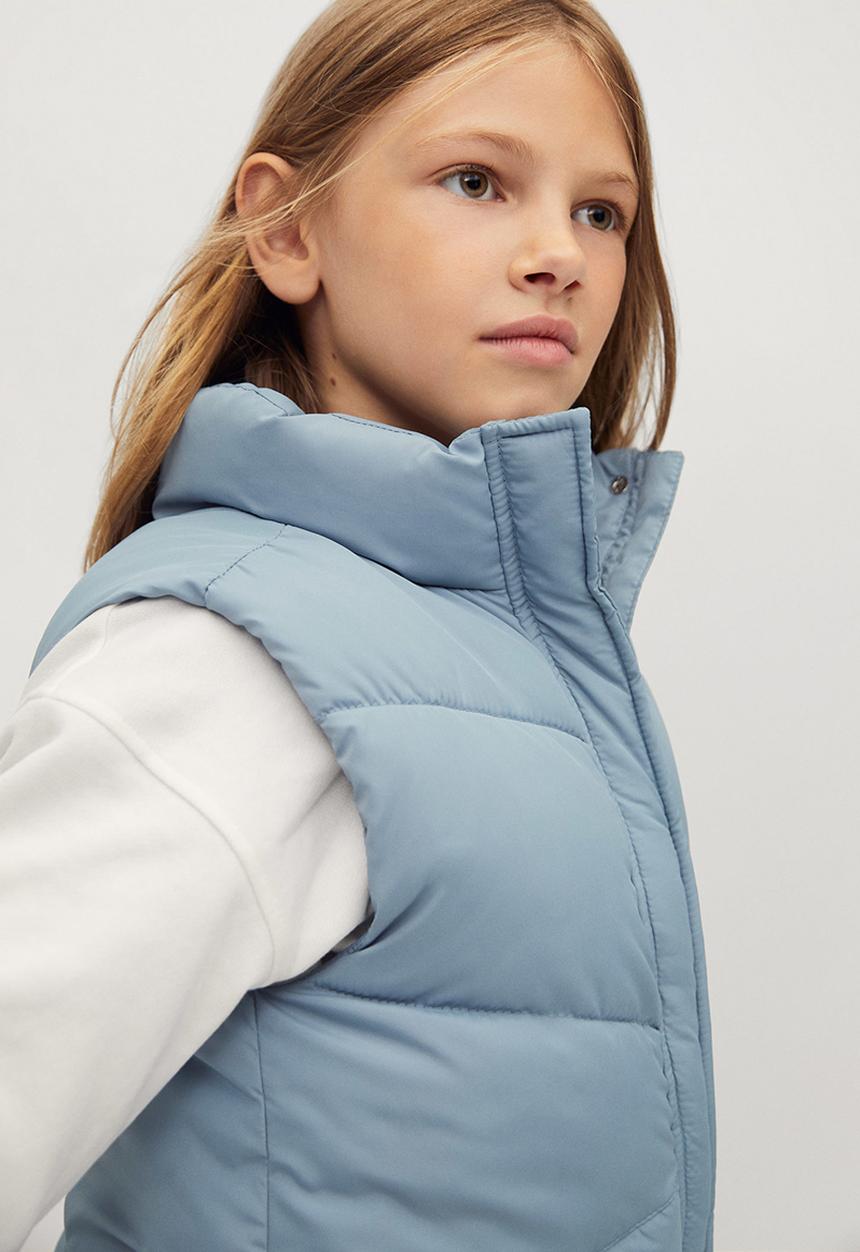 MANGO - Waistcoat nerea - blue