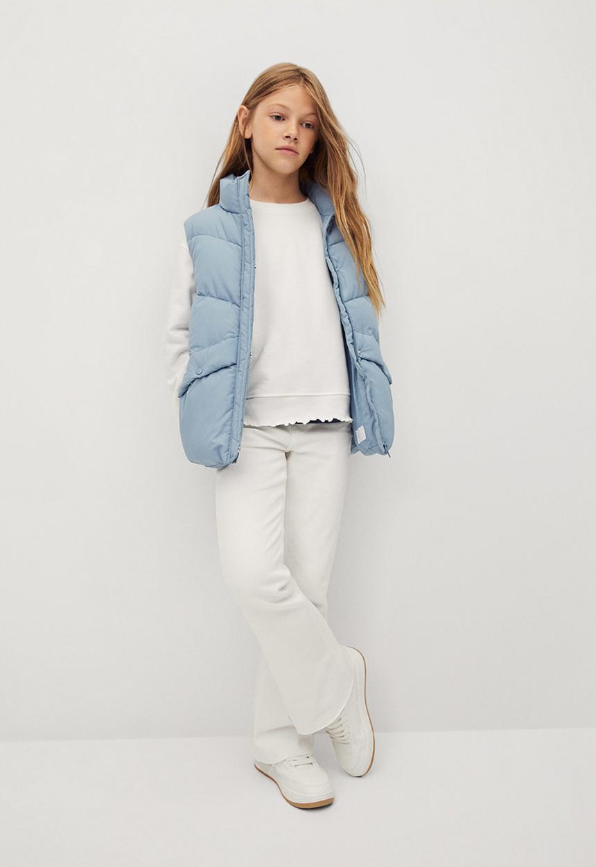 MANGO - Waistcoat nerea - blue