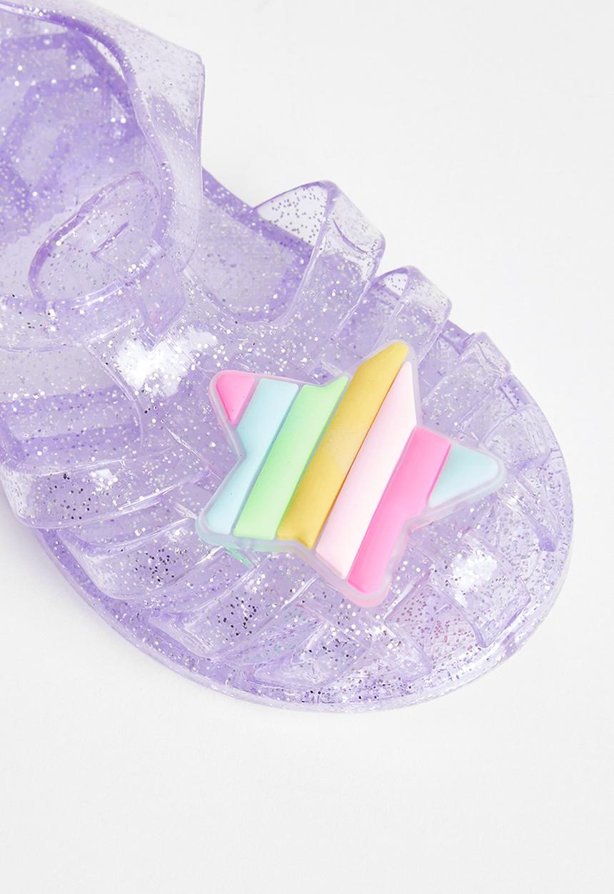 Pop Candy - Girls cage sandal - purple