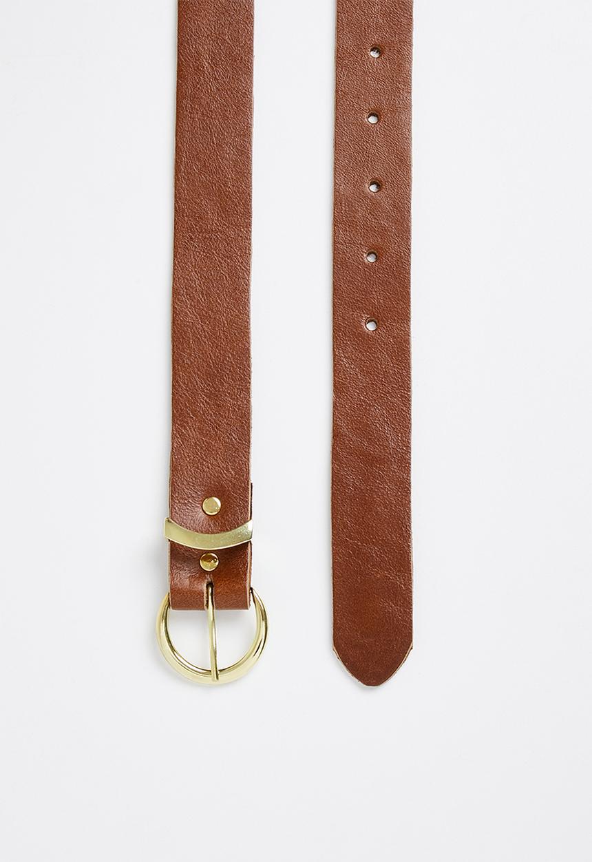 Superbalist - Tayce leather belt - tobacco