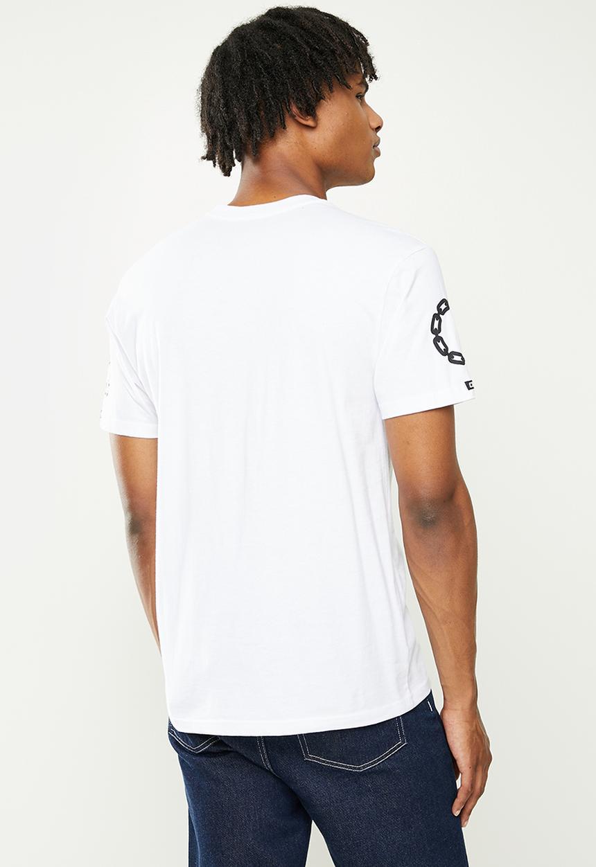 Crooks & Castle - Cypress hill skull tee - white