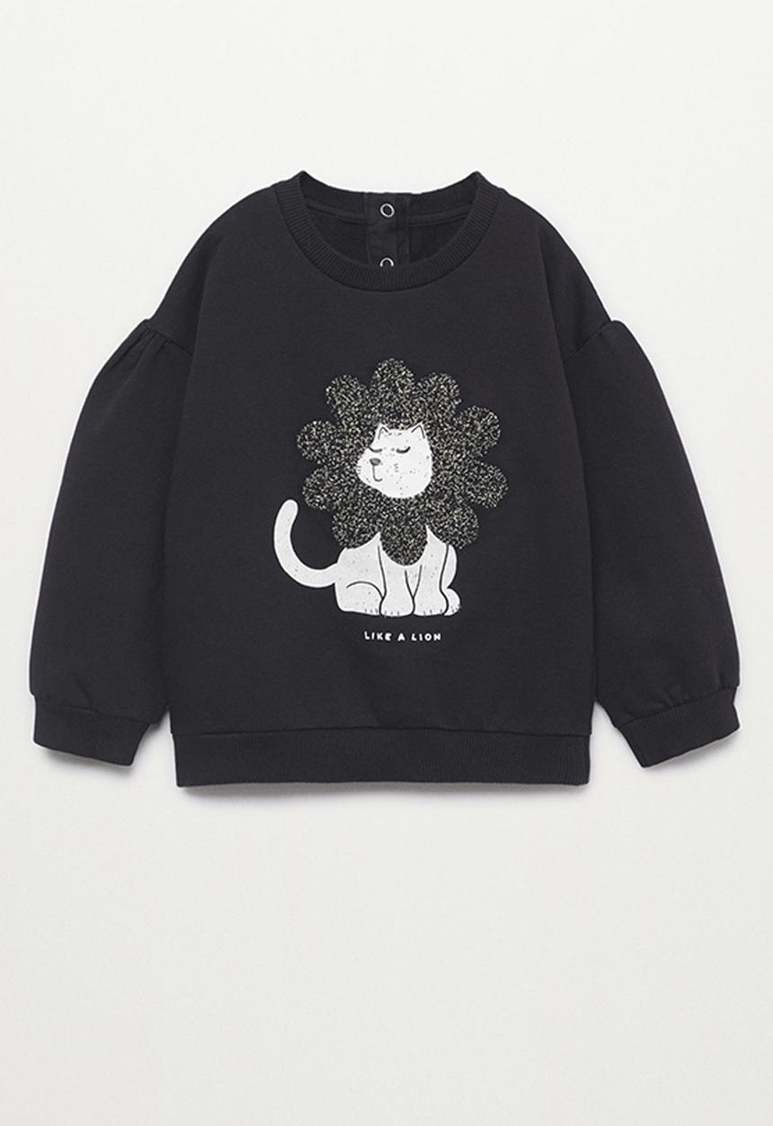 MANGO - Sweatshirt malena - black