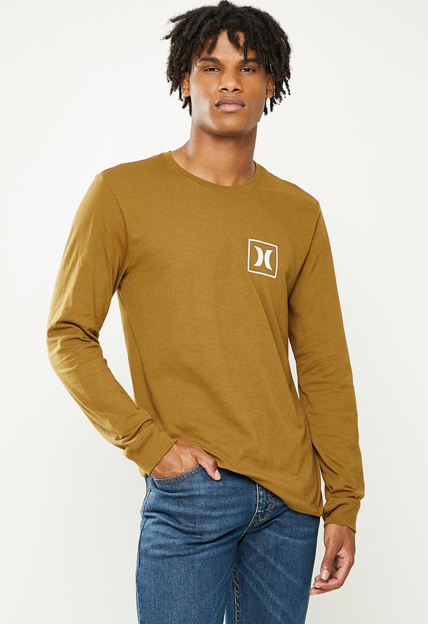 Hurley - Evd wsh oao icon long sleeve - ale brown