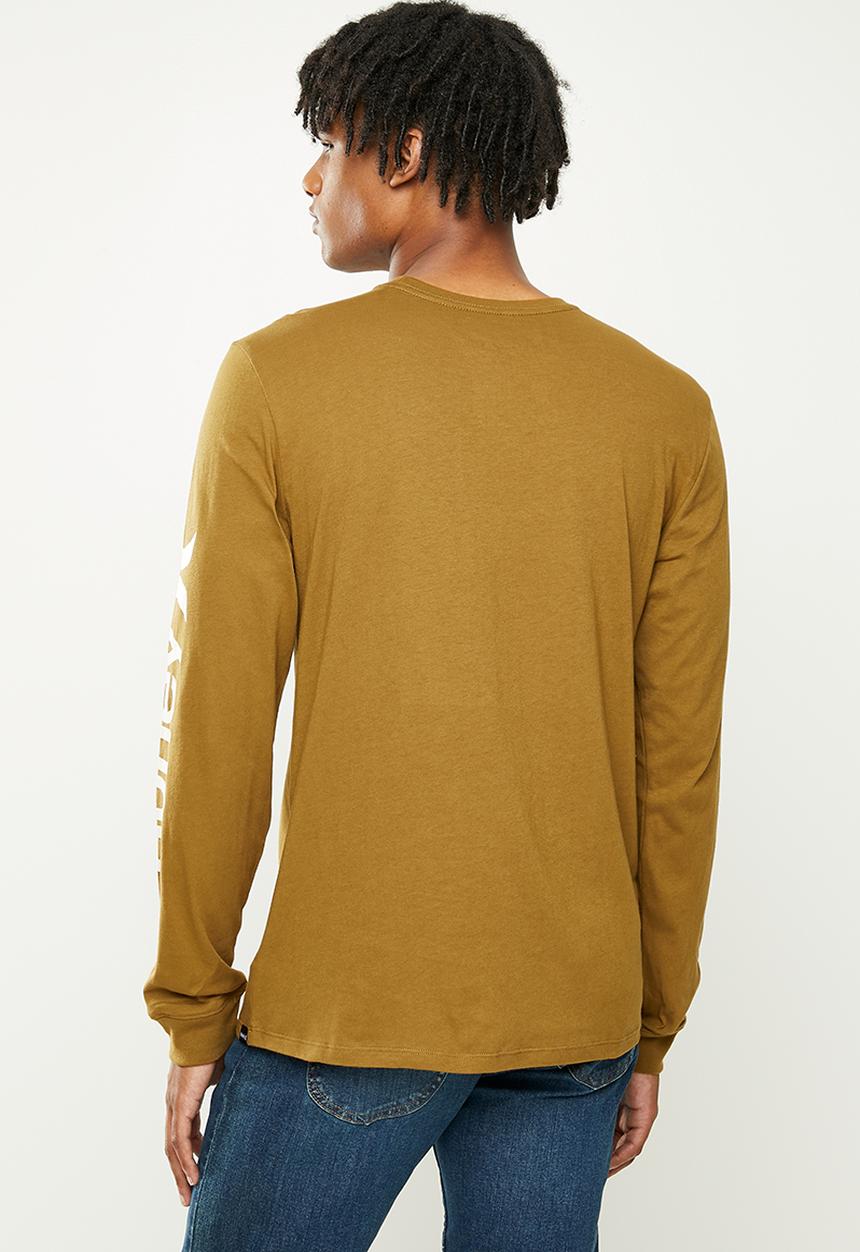 Hurley - Evd wsh oao icon long sleeve - ale brown