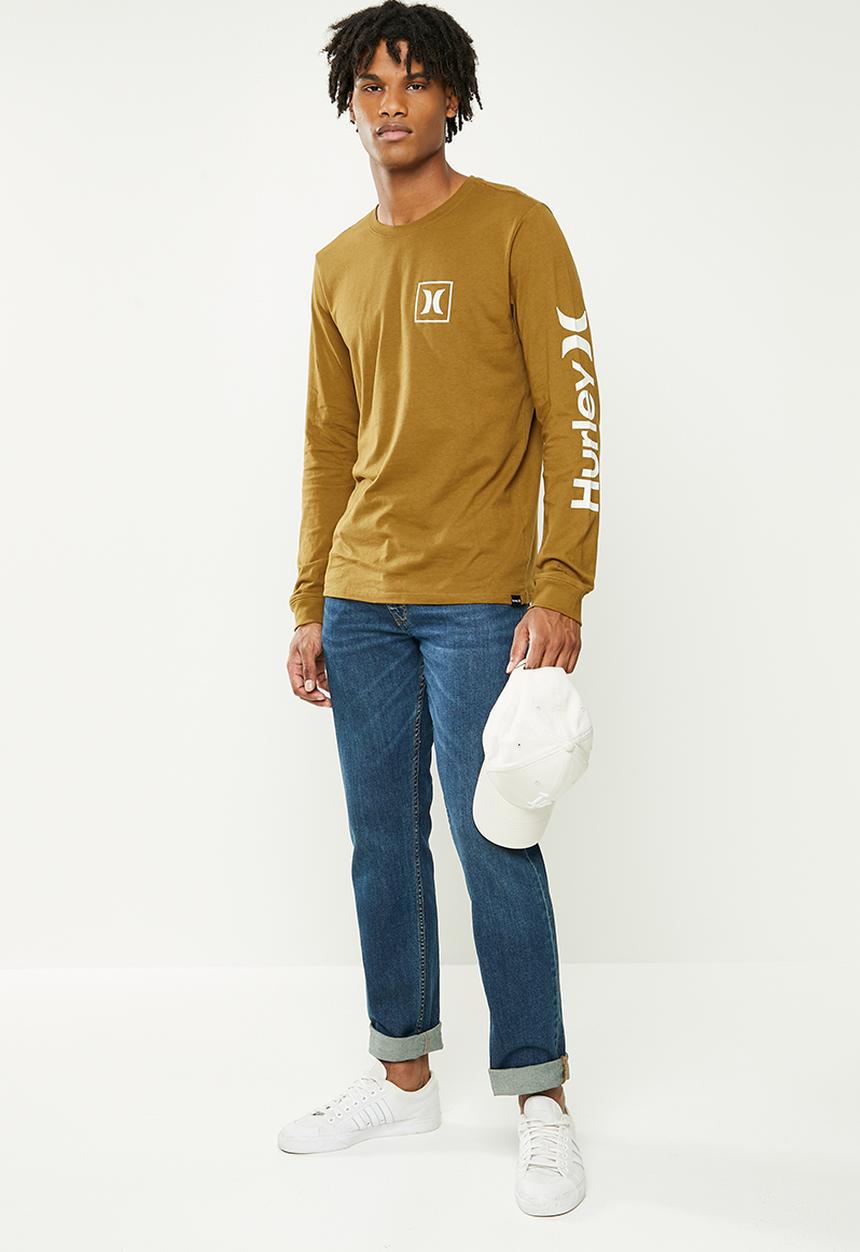 Hurley - Evd wsh oao icon long sleeve - ale brown