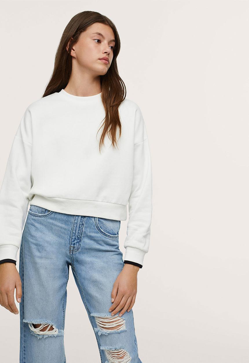 MANGO - Sweatshirt alexa - white