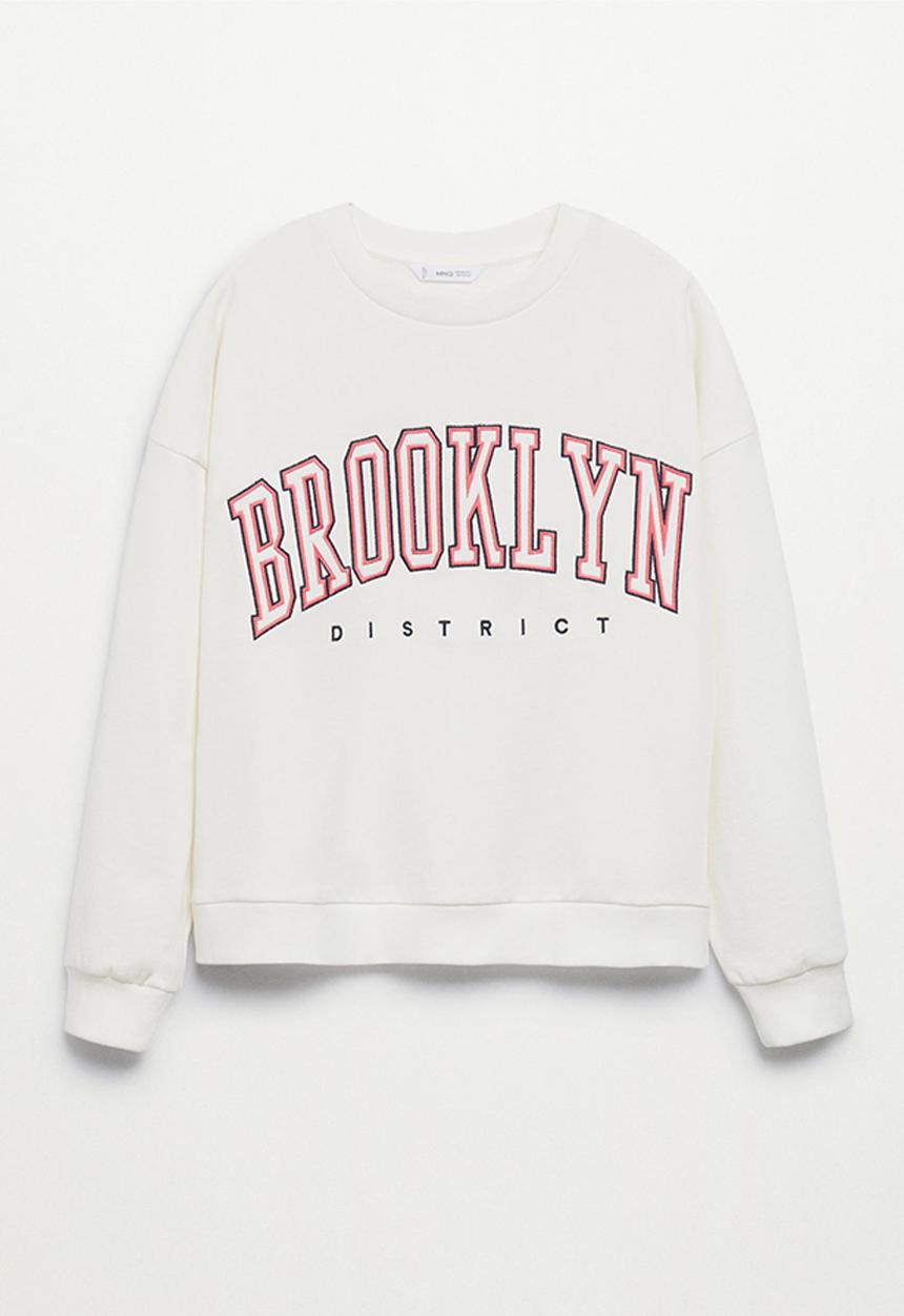MANGO - Sweatshirt miami - white