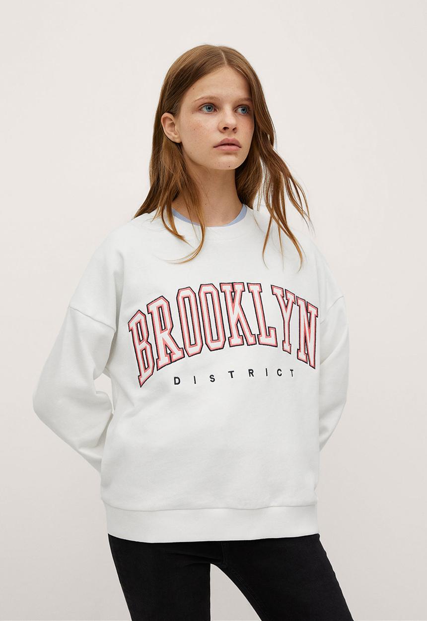 MANGO - Sweatshirt miami - white