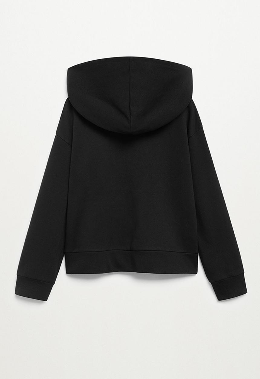 MANGO - Sweatshirt dana - black