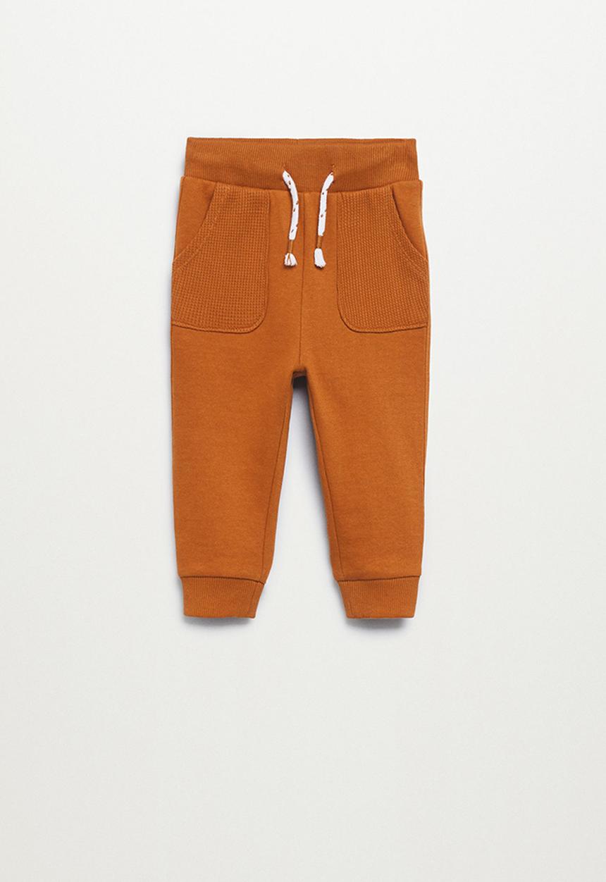 MANGO - Trousers barna - caramel 