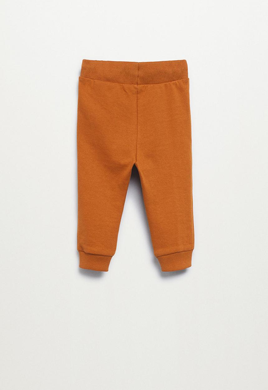 MANGO - Trousers barna - caramel 