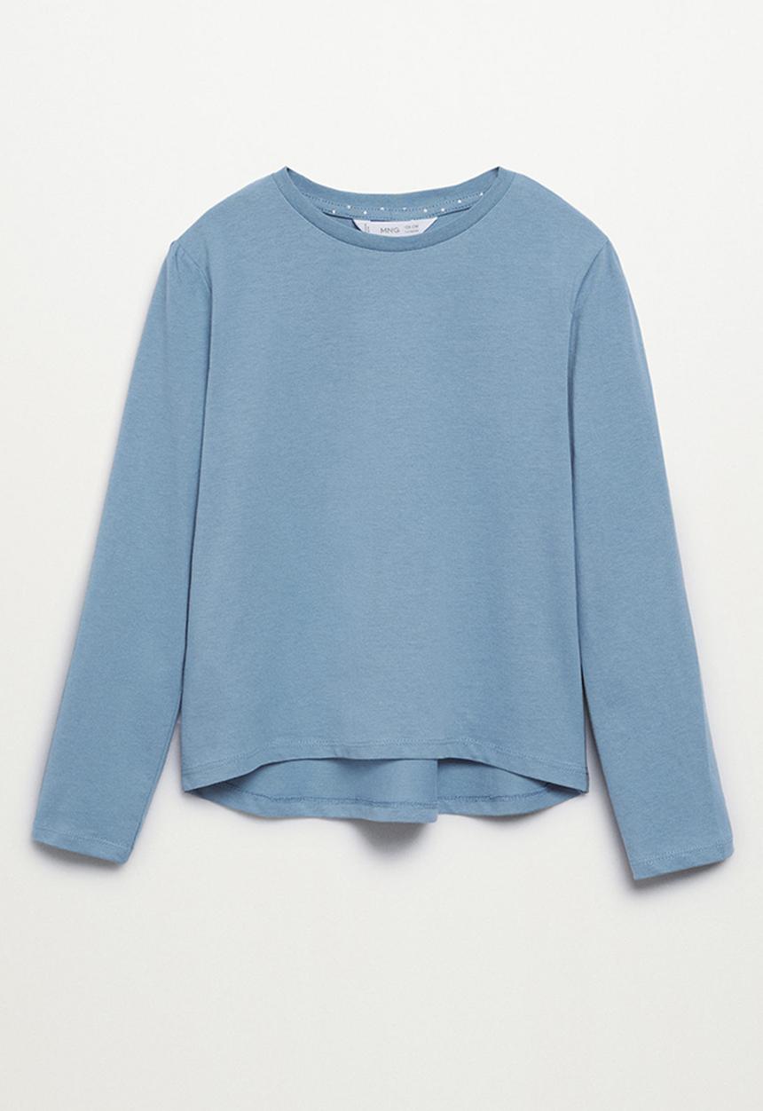 MANGO - T-shirt basica1 - blue