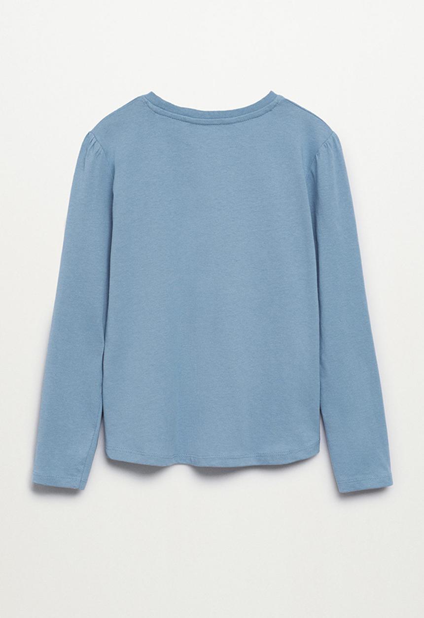 MANGO - T-shirt basica1 - blue