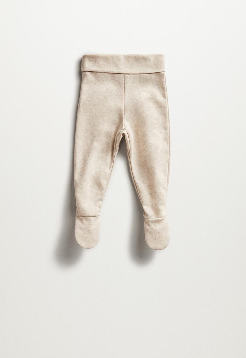 MANGO - Trousers polaina - sand 