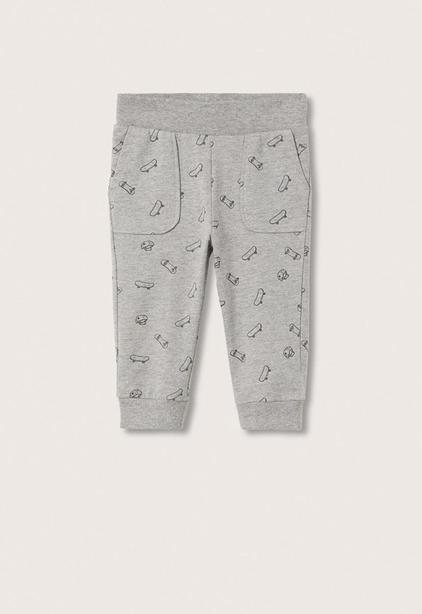 MANGO - Trousers roller - grey