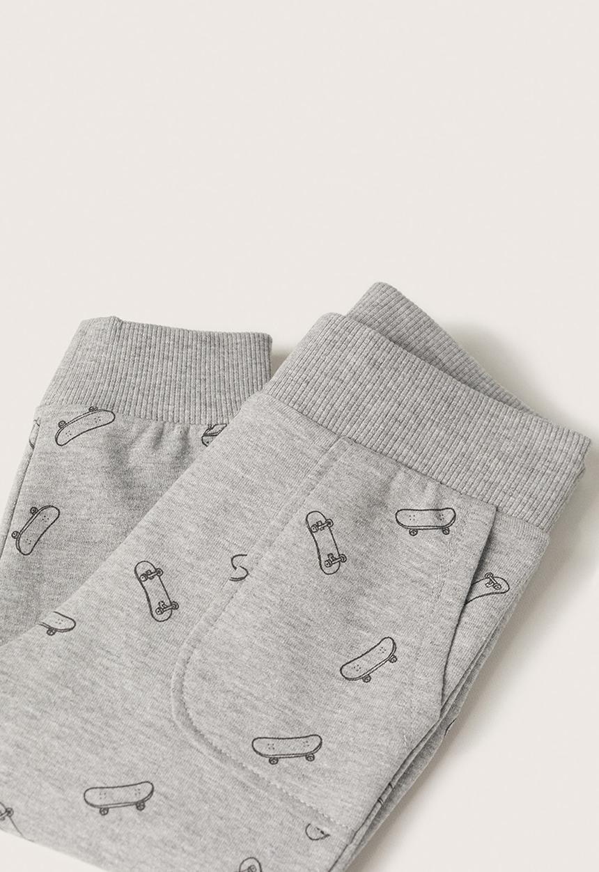 MANGO - Trousers roller - grey