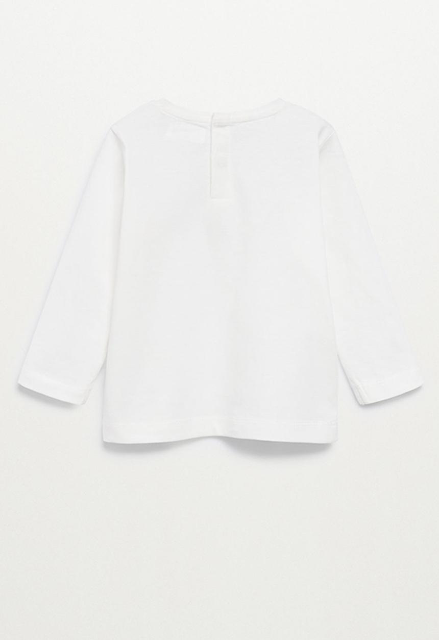 MANGO - T-shirt attitude - white