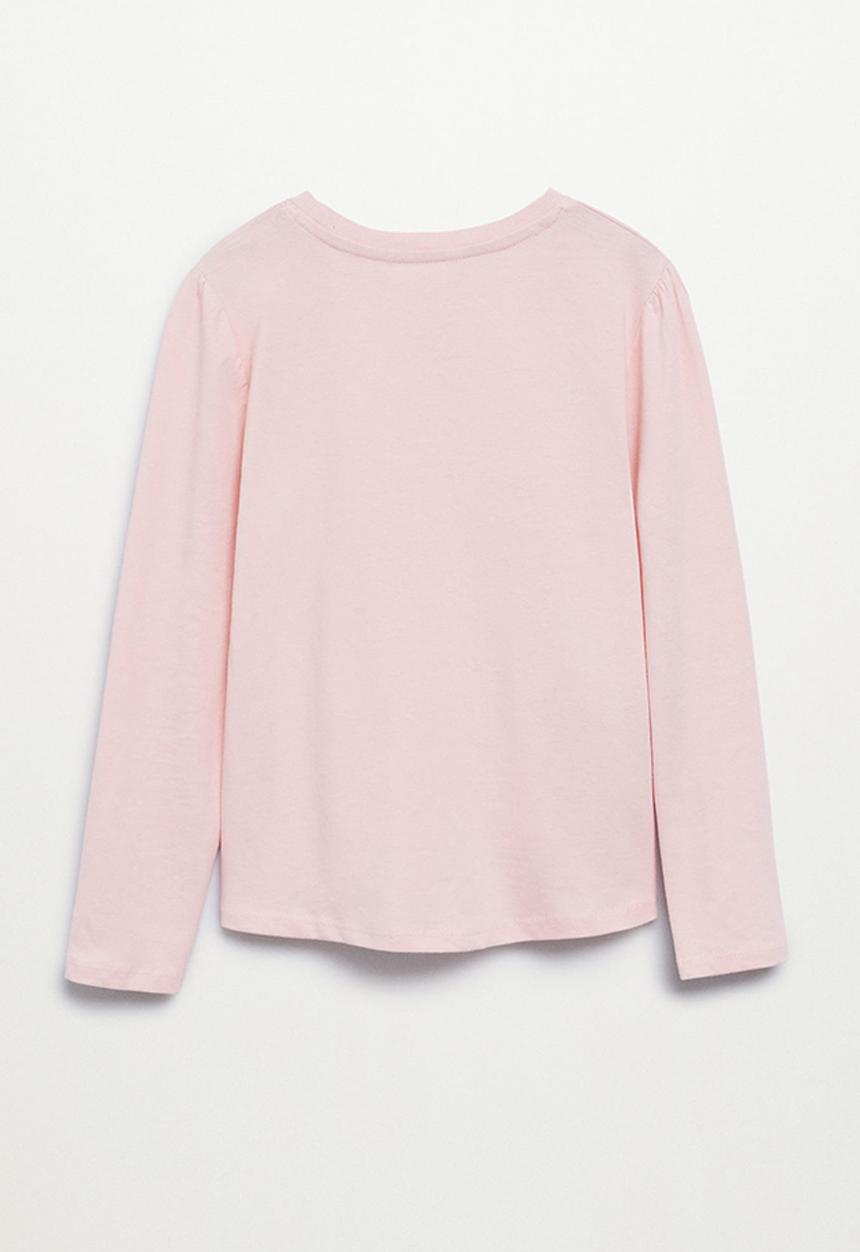 MANGO - T-shirt basica1 - pink
