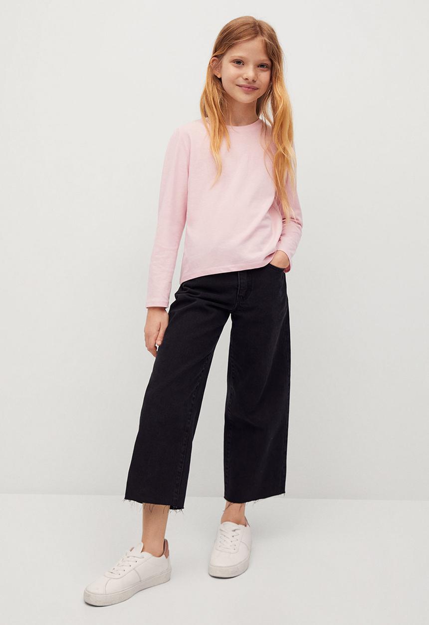 MANGO - T-shirt basica1 - pink