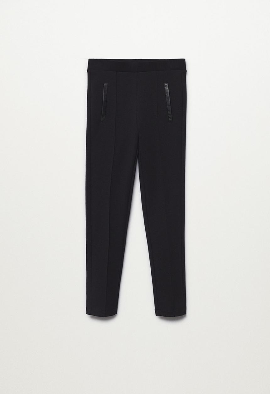 MANGO - Leggings roma - black
