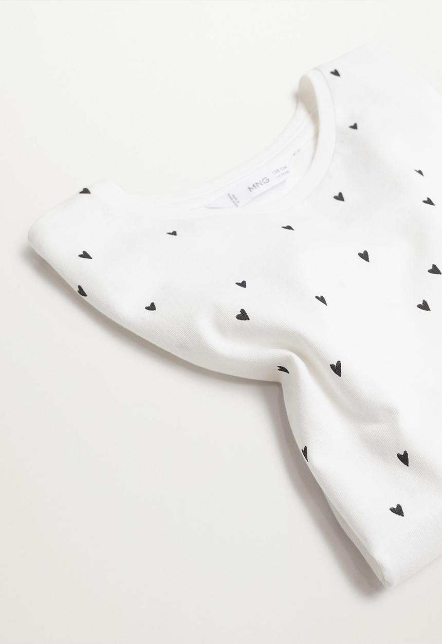 MANGO - T-shirt basicap - white