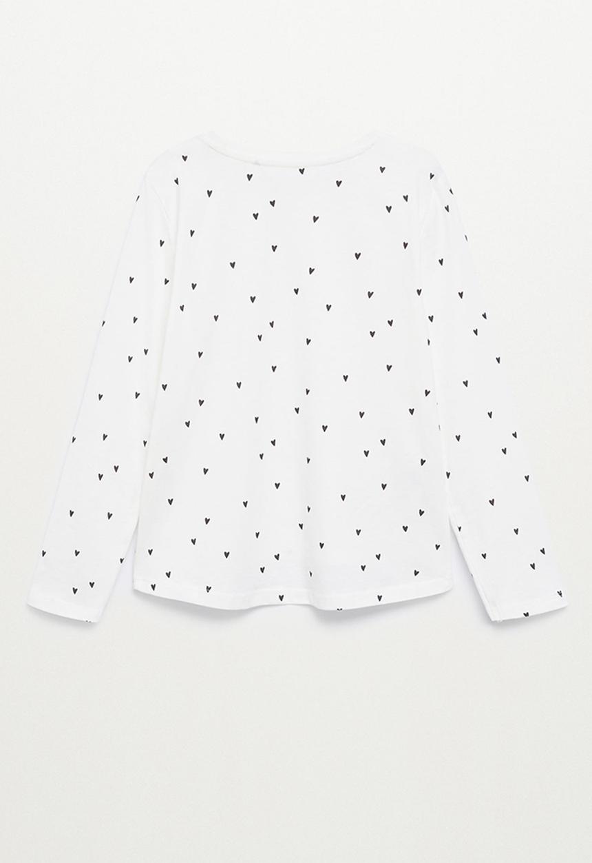 MANGO - T-shirt basicap - white