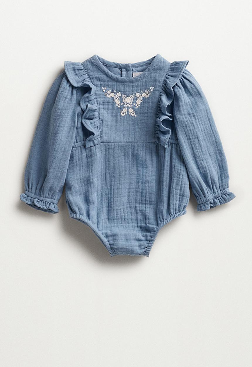 MANGO - Dungarees blair - medium blue