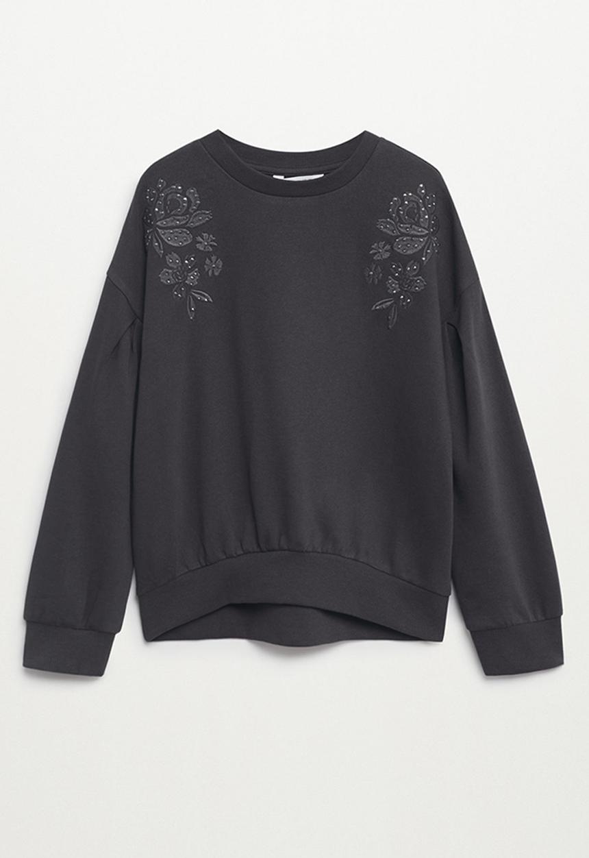 MANGO - Sweatshirt biti - charcoal 